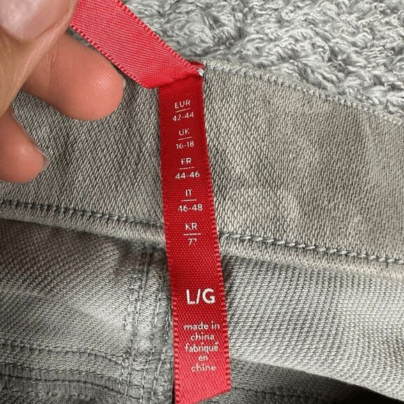 Spanx Women's Shaping Jeggings L Grey Camo High Rise Slimming Stretch Comfort - Picture 7 of 15